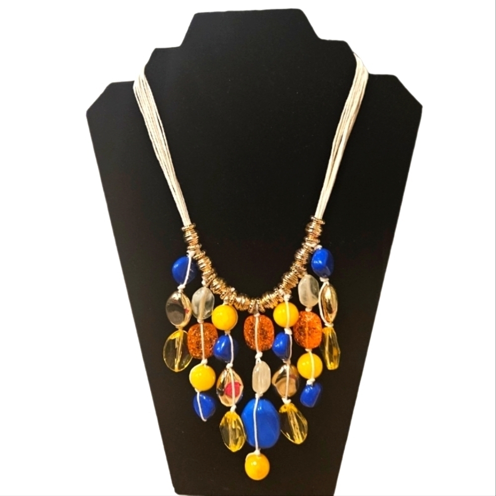 EL FASHION COSTUME JEWELRY Multi-color Necklace.